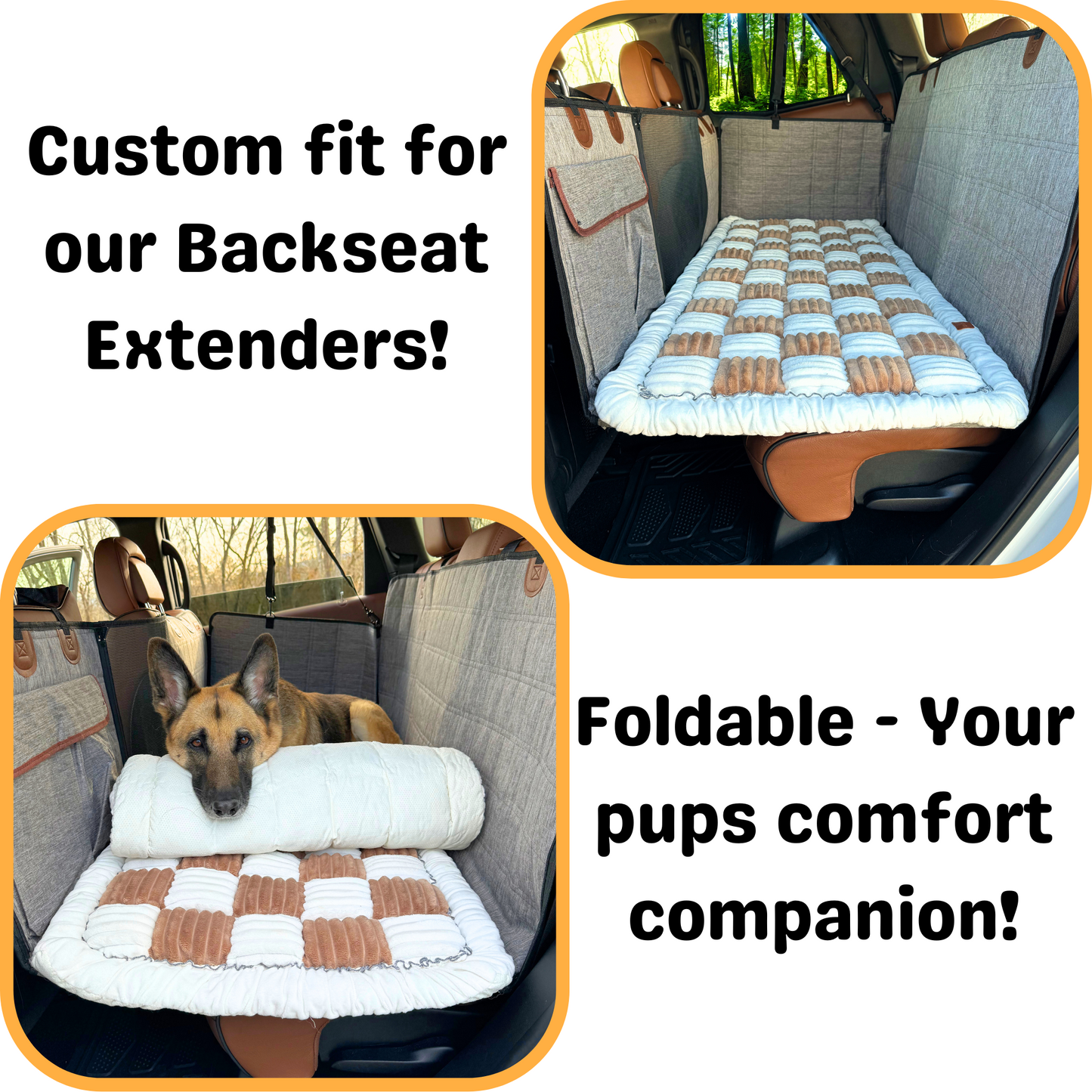 Deluxe Dog Bed - for the Backseat Extender