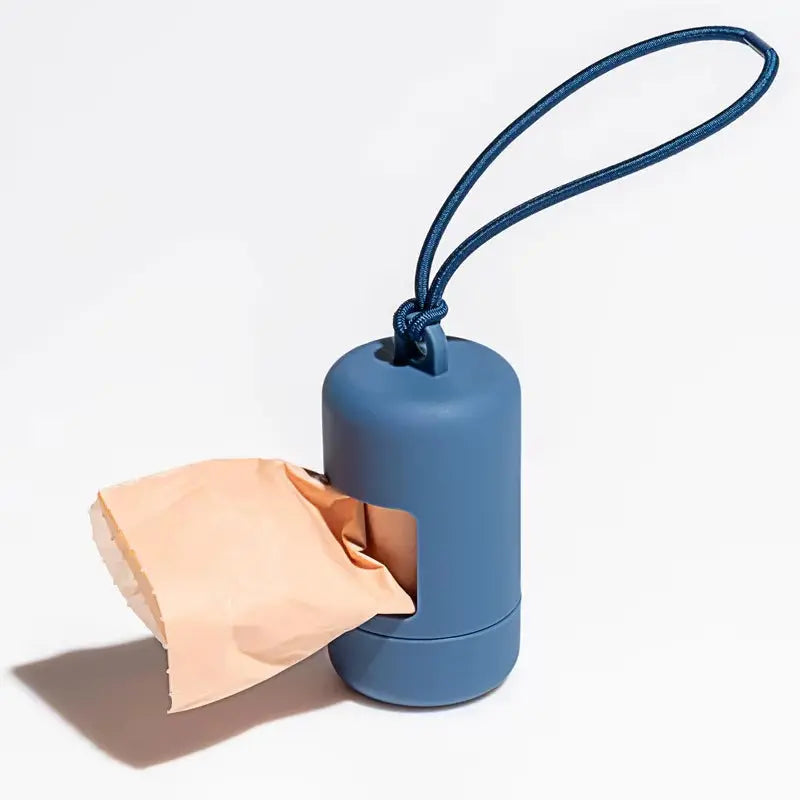 New Dog Poop Bags Dispenser Carrier Portable Pet Waste Bag Dispenser Stylish Dog Plastic Garbage Holder Pet Cleaning Supplies