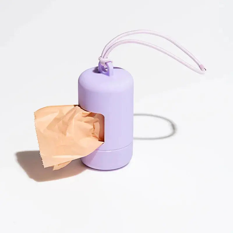 New Dog Poop Bags Dispenser Carrier Portable Pet Waste Bag Dispenser Stylish Dog Plastic Garbage Holder Pet Cleaning Supplies