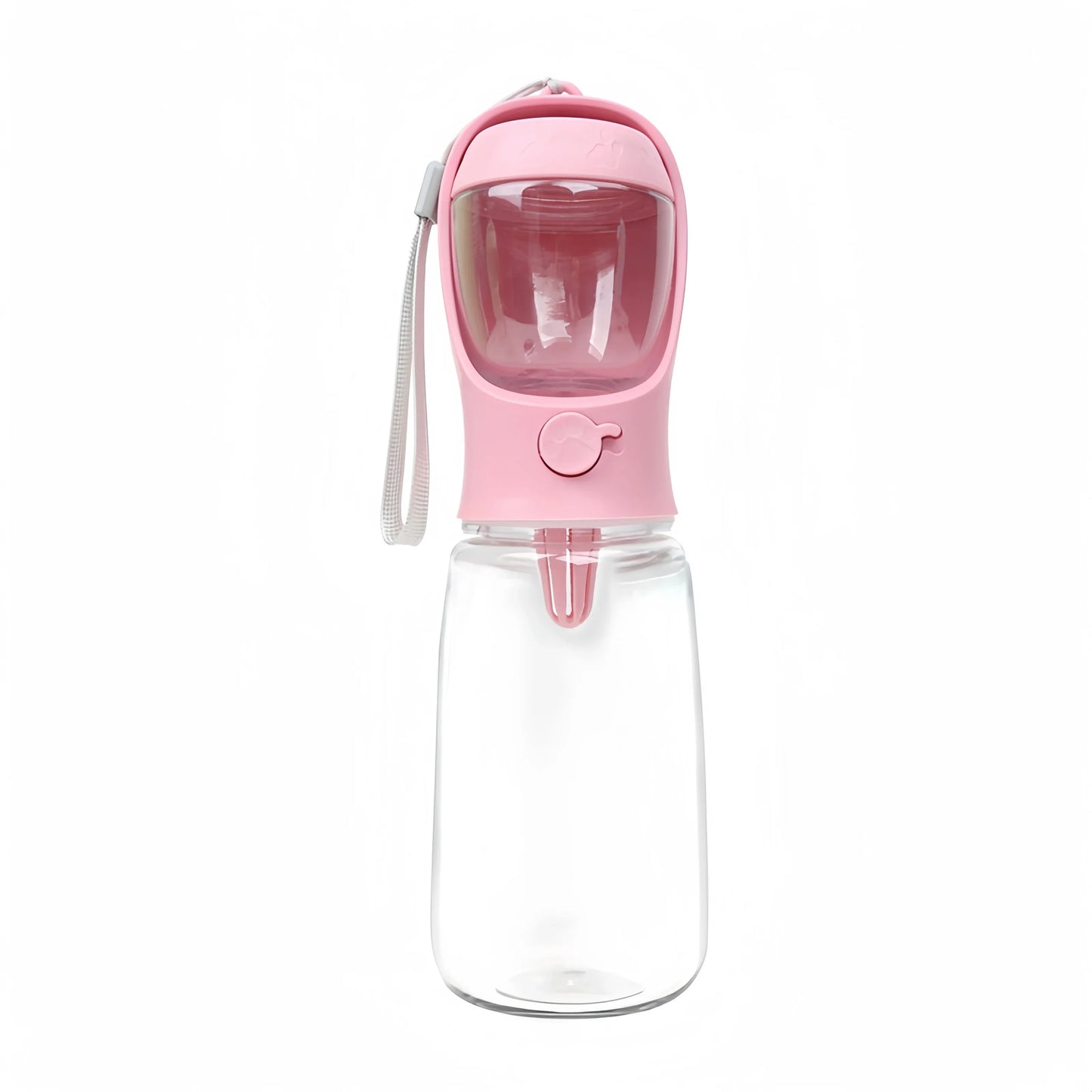 Dog Cat Portable Feeding and Watering Supplies Portable Food Grade Material Dog Travel Pet Water Cup Bottle with Food Dispenser