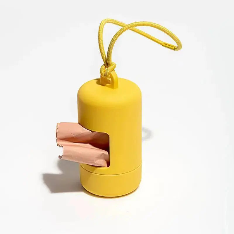 New Dog Poop Bags Dispenser Carrier Portable Pet Waste Bag Dispenser Stylish Dog Plastic Garbage Holder Pet Cleaning Supplies