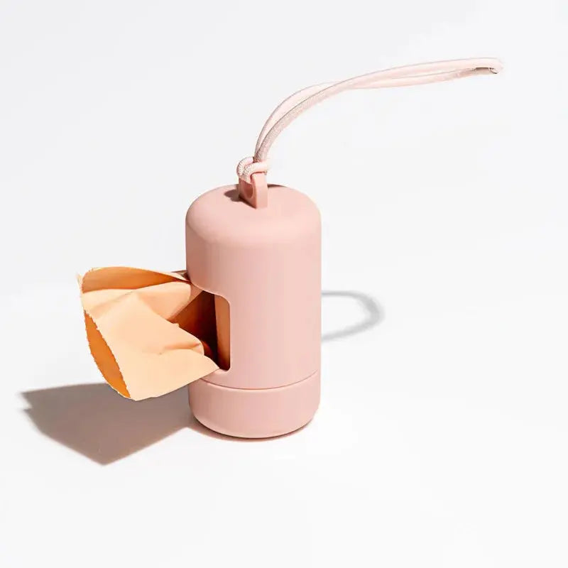 New Dog Poop Bags Dispenser Carrier Portable Pet Waste Bag Dispenser Stylish Dog Plastic Garbage Holder Pet Cleaning Supplies
