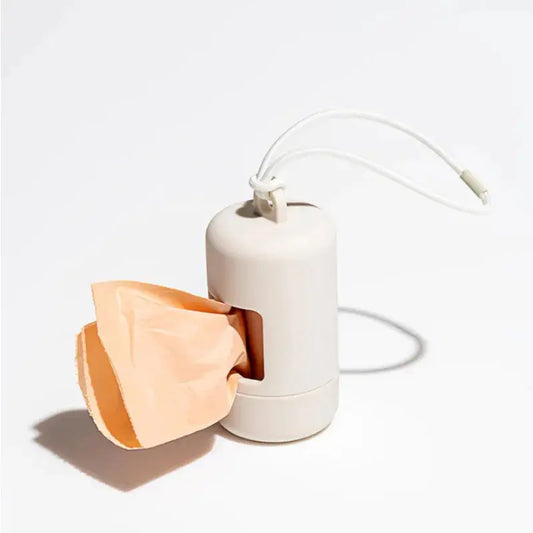 New Dog Poop Bags Dispenser Carrier Portable Pet Waste Bag Dispenser Stylish Dog Plastic Garbage Holder Pet Cleaning Supplies