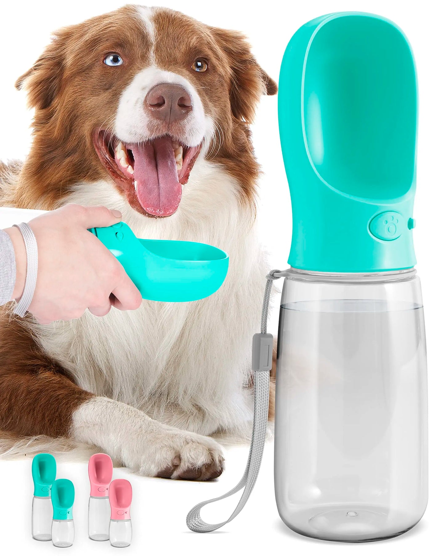Portable Dog Water Bottle Travel Outdoor Pet Drinker Leak Proof Dog Bowl Walking Drinking Cat Drinking Bowl Dog Supplies