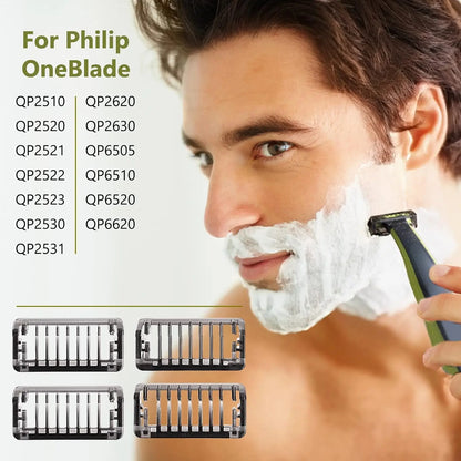 Brangdy Guide Comb Guards Fit for Philips One Blade QP2520 QP2630 QP2724 QP2834 QP6510 QP6531 Electric Shaver Beard Trimmer