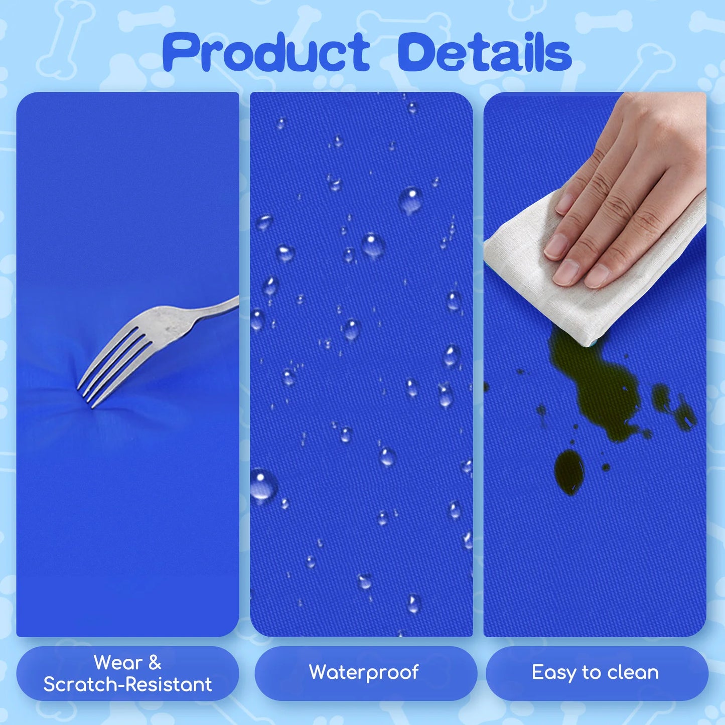 Cooling Mat for Large Pets. Non-Toxic Auto Coolant. Ideal for Dogs, Cats in Summer