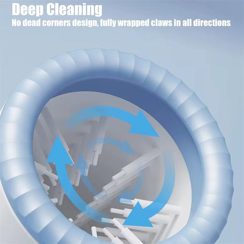 Pet Paw Cleaner Machine Automatic, Portable Dog Cat Washer Cup with Soft Silicone Brush, USB-C Rechargeable, Waterproof